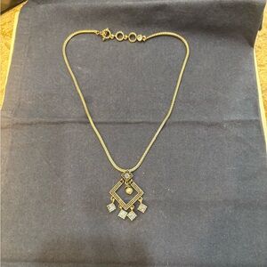 Napier Silver Geometric Necklace